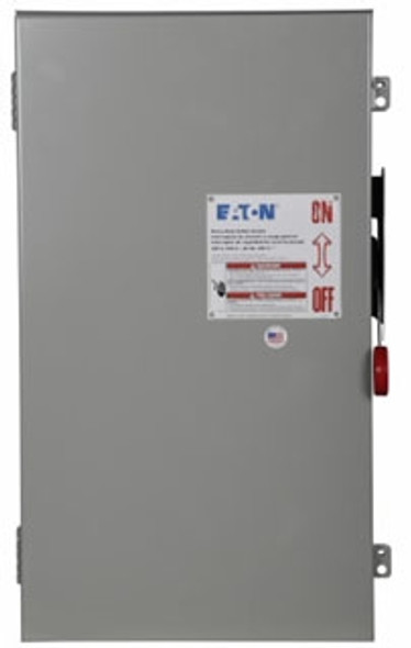 Eaton DH324NRK Safety Switches DH 3P 200A 240V 50/60Hz 3Ph 0HP 0W Fusible w/ Neutral 0ft 0 PSI 4Wire 0Jaws 0RPMs 0Cir 0Sp EA NEMA 3R Outdoor