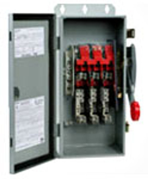 Eaton 3HD263 Safety Switches 3HD 2P 100A 600V 50/60Hz 1Ph Fusible 3Wire NEMA 3R