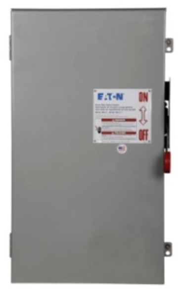 Eaton DH264NRK Safety Switches DH 2P 200A 600V 50/60Hz 1Ph Fusible w/ Neutral 3Wire EA NEMA 3R