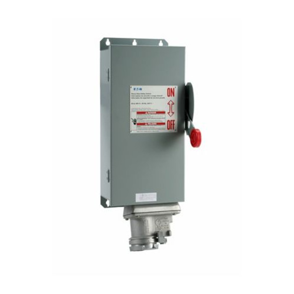 Eaton DH361FW5WRK Safety Switches DH 3P 30A 600V 50/60Hz 3Ph Fusible 3Wire NEMA 12