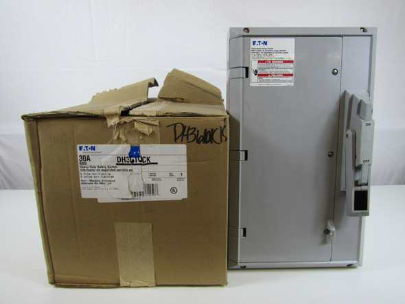 Eaton DH361UCK Safety Switches DH 3P 30A 600V 50/60Hz 3Ph Non Fusible 3Wire NEMA 4X