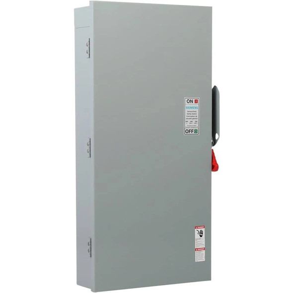 Siemens GF325NRA Safety Switches GF 3P 400A 240V 50/60Hz Fusible 3Wire NEMA 3R