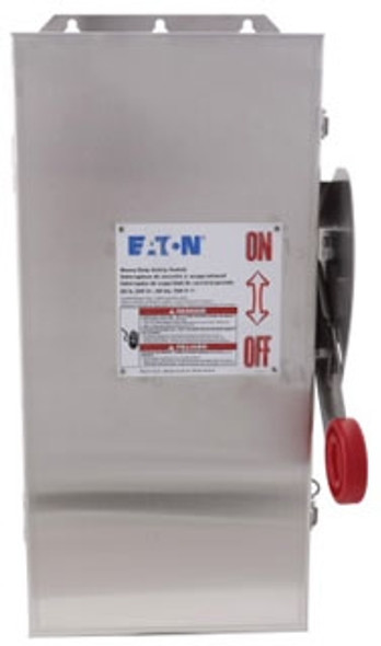Eaton DH322FWK Safety Switches DH 3P 60A 240V 50/60Hz 3Ph Fusible 3Wire EA NEMA 4X