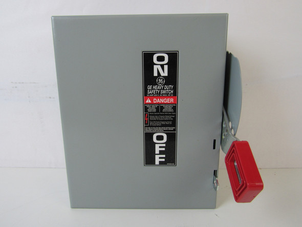 GE THN3361 Safety Switches THN 3P 30A 600V 50/60Hz 3Ph Non Fusible 3Wire EA NEMA 1 Heavy Duty