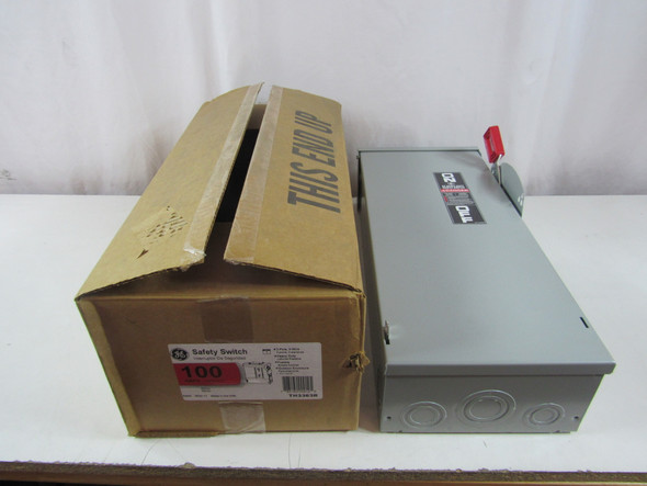 GE TH3363R Safety Switches TH 3P 100A 600V 50/60Hz 3Ph Fusible 3Wire NEMA 3R Heavy Duty