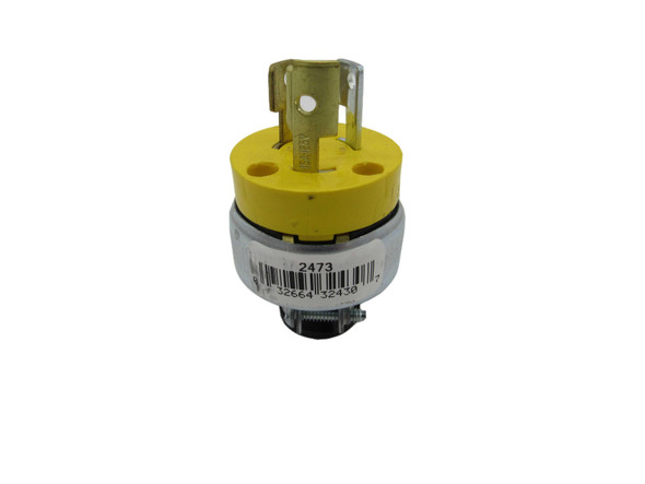 Eaton 2473-BOX Plugs Connector 2P 15A 125V Yellow