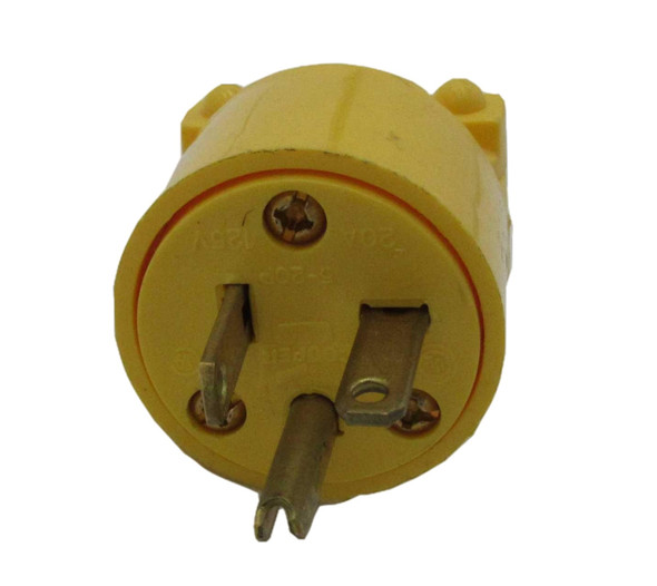 Eaton 4409-BOX Plugs Connector 2P 20A 125V Yellow