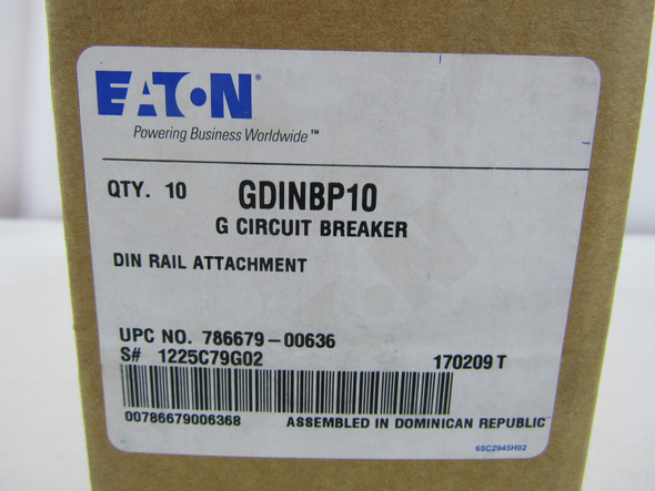 Eaton GDINBP10 DIN Rail and Accessories Din Rail Attachment