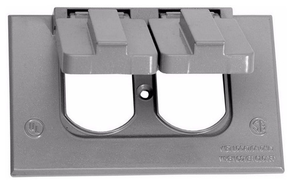 Eaton TP7232 Outlet Boxes/Covers/Accessories Outlet Box Cover EA Weatherproof