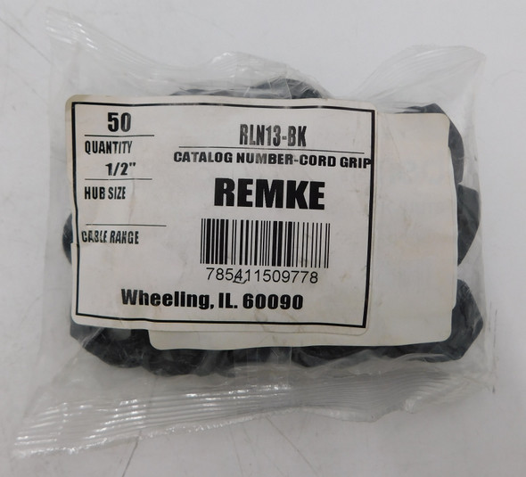 Remke RLN13-BK Bushings/Knockout Seals/Locknuts Locknuts 50BOX