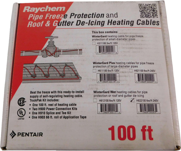 Pentair H622100-6W/FT-240V Misc. Cable and Wire Accessories Pipe Freeze Protection and Roof & Gutter De-Icing Cables 240V