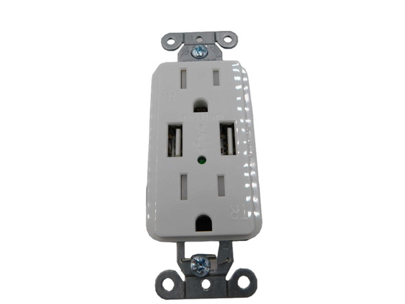 Hubbell USB15X2W Outlet