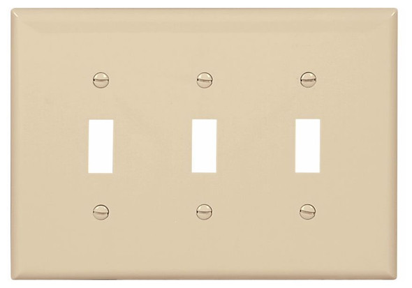 Eaton PJ3V Wallplates and Accessories Wallplate Ivory EA