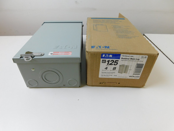 Eaton BRC48L125RP Loadcenters and Panelboards BR 1P 125A 240V 50/60Hz 1Ph 3Wire 8Cir 4Sp NEMA 3R