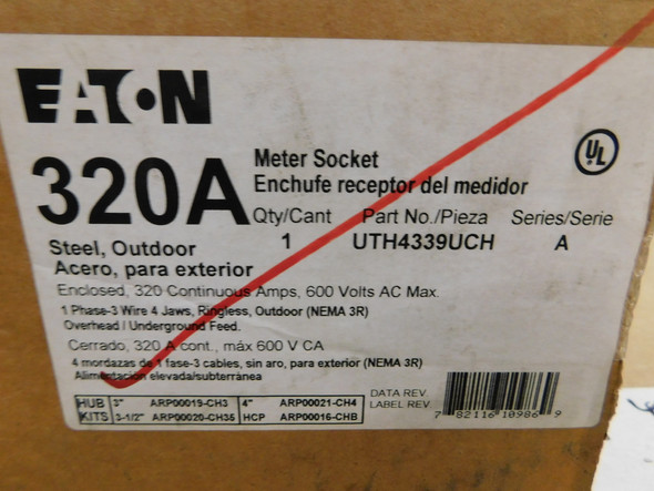 Eaton UTH4339UCH Meter Sockets