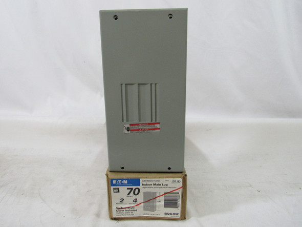 Eaton BR24L70SP Loadcenters and Panelboards BR 4P 70A 240V 50/60Hz 1Ph 3Wire 4Cir 2Sp EA NEMA 1