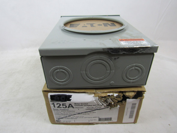 Eaton URRS101LCH Meter Sockets Ring-Type 125A 600VAC 1Ph 3Wire 4Jaws EA NEMA Type 3R