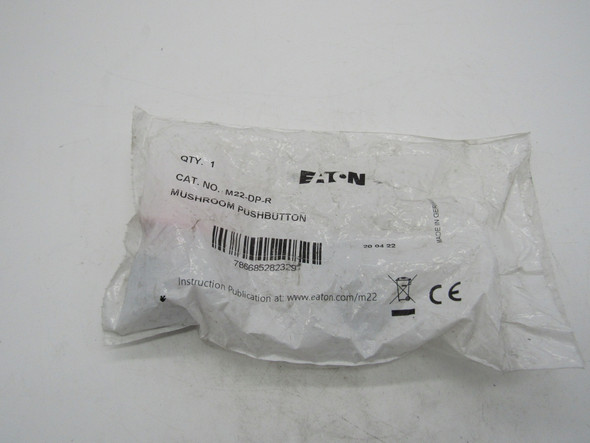 Eaton M22-DP-R Pushbuttons Non-Illuminated Red EA NEMA 3/3R/4/4X/12/13 Mushroom Head Watertight/Oiltight