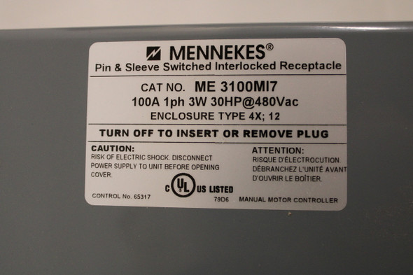 MENNEKES ME-3100MI7 Electrical Enclosures EA