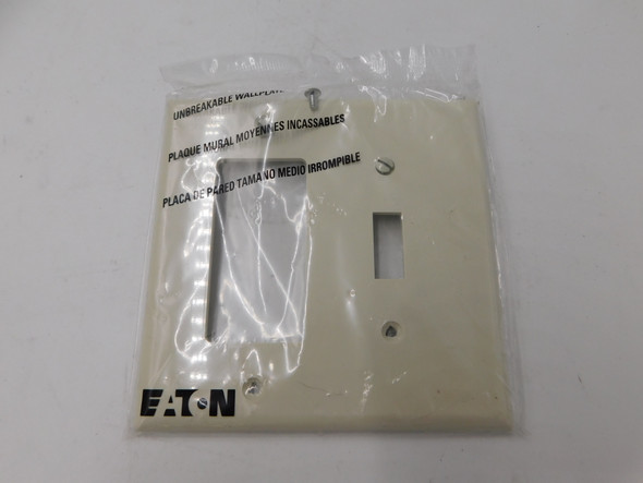 Eaton PJ126LA-F-LW Wallplates and Accessories Wallplate Light Almond EA