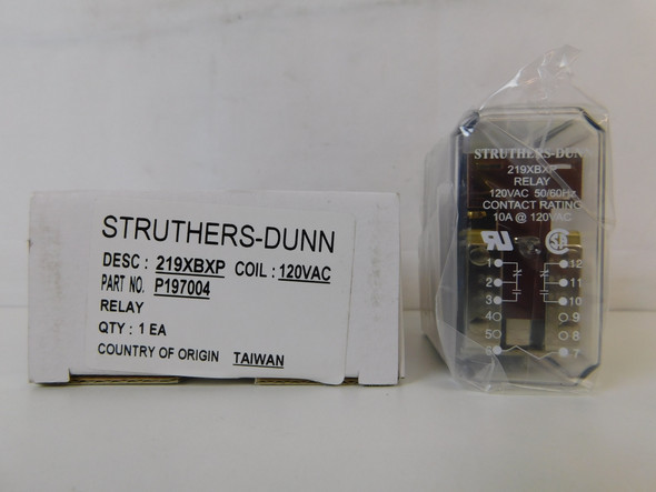Struthers-Dunn 219XBXP Relays 120V SERIES 219