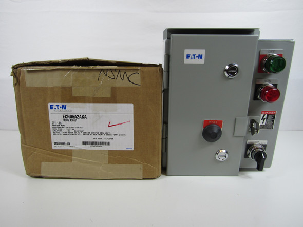 Eaton ECN05A2AKA Enclosed Motor Starters Non-Combination Non-Reversing 460V Size 0 NEMA 3R 120V HAND/OFF/AUTO Non-Combination