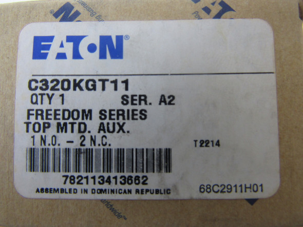 Eaton C320KGT11 Auxiliary Contact 1NO 2NC EA