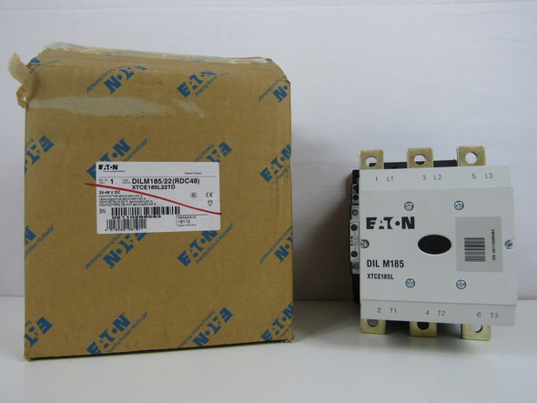 Eaton XTCE185L22TD Other Contactors 3P 185A 400V 50/60Hz L Frame 2NO 2NC