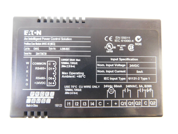 Eaton C441Q Programmable Logic Controllers (PLCs) 5A 24V EA