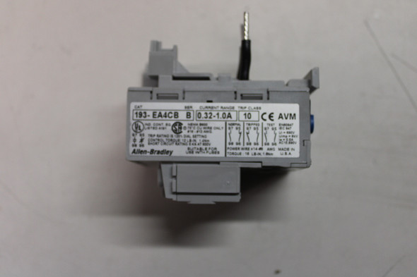 Allen Bradley 193-EA4CB Relays EA