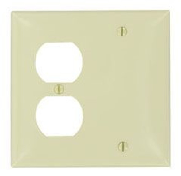 Leviton N138-I Wallplate 2 Gang Cover