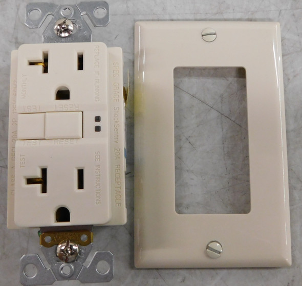 Eaton SGF20LA GFCI Duplex Receptacle Outlet Eaton SGF20LA GFCI Duplex Receptacle Outlet