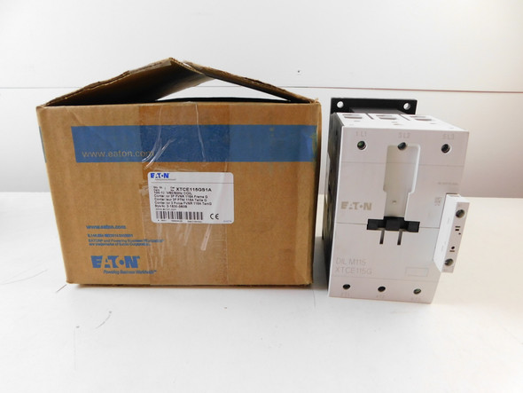 Eaton XTCE115GS1A NEMA and IEC Contactors 3P 115A 120V 50/60Hz G Frame 1NO 1NC EA