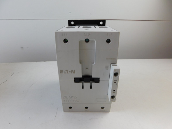 Eaton XTCE115GS1A NEMA and IEC Contactors 3P 115A 120V 50/60Hz G Frame 1NO 1NC EA