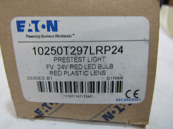 Eaton 10250T297LRP24 Occupancy Switches Press to Test 24V Red NEMA 3/3R/4/4X/12/13 Watertight/Oiltight