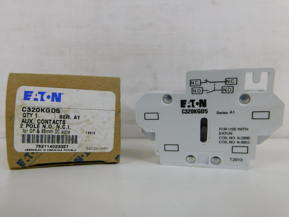 Eaton C320KGD5 Auxiliary Contact 2P EA