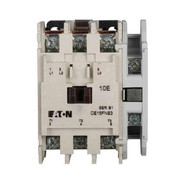 Eaton CE15DNS3JB Definite Purpose Contactors Open 3P 18A 200/230V 1NO 120V