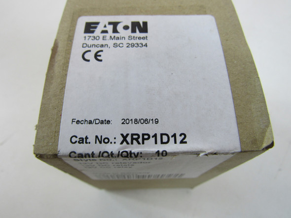 Eaton XRP1D12 Terminal Blocks Terminal Block Relay 10BOX