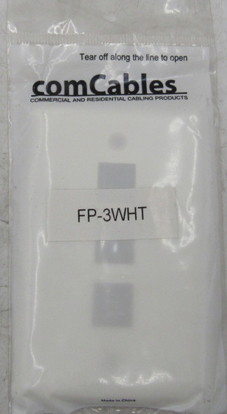 ComCables FP-3WHT Wallplates and Accessories