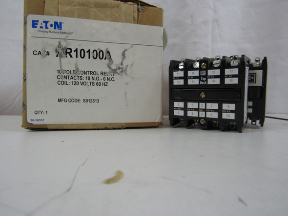 Eaton AR10100A Relays AR Control Relay 10P 120V 50/60Hz 10NO