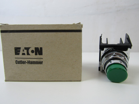 Eaton 10250T708G Pushbuttons Non-Illuminated 1NO 1NC Green NEMA 3/3R/4/4X/12/13