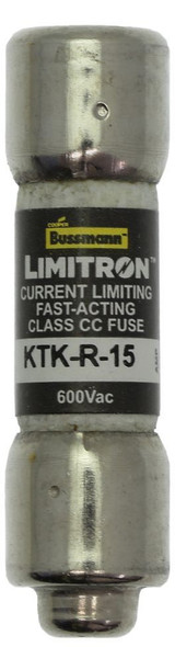 Bussmann KTK-R-15 Class CC 15A 600VAC Midget Fuse