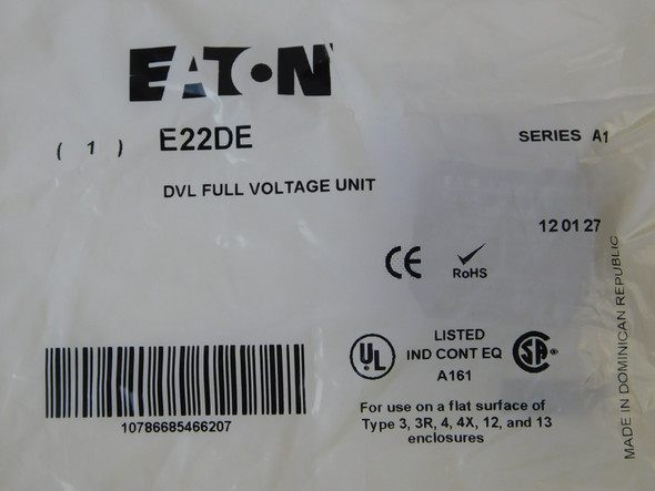 Eaton E22DE Occupancy Switches LED 120V EA
