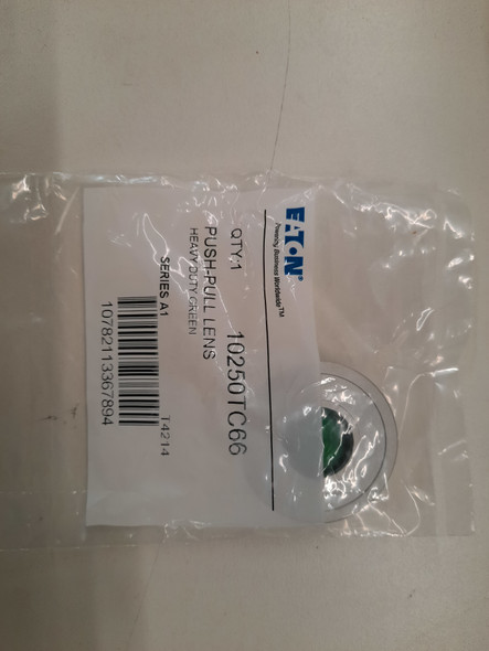 Eaton 10250TC66 Contact Blocks and Other Accessories Push/Pull Lens Green EA