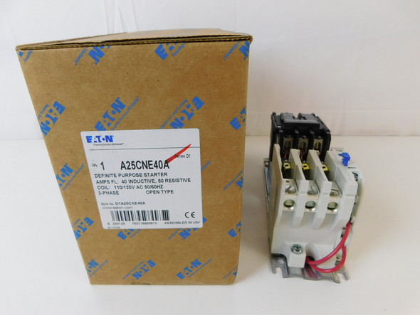 Eaton A25CNE40A Non-Reversing Starters 40A 120V 3Ph