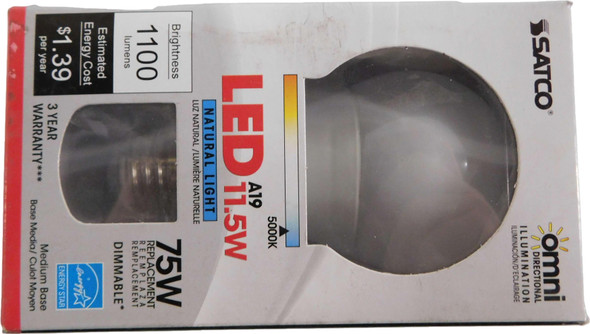 Satco S9813 LED Bulbs Dimmable Bulb 11.5W