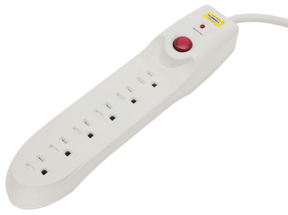 Hubbell HBL6PS35015A Surge Protection Devices (SPDs) 6 Outlet Surge Protector 15A