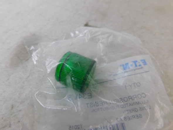 Eaton E34V3 Pushbuttons Plastic Lens Green EA NEMA 3/3R/4/4X/12/13 Watertight/Oiltight