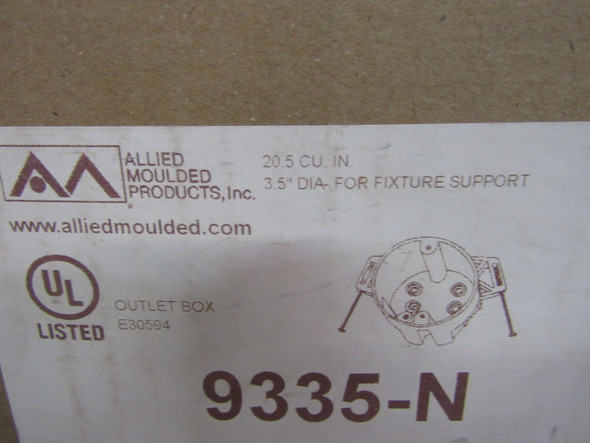 Allied 9335-N Wallplates and Accessories Outlet Box