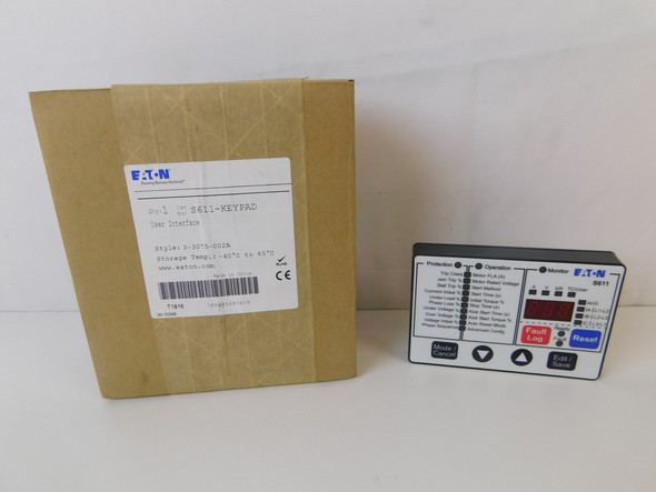 Eaton S611-KEYPAD Starter and Contactor Accessories User Interface S611 Soft Starter Accy